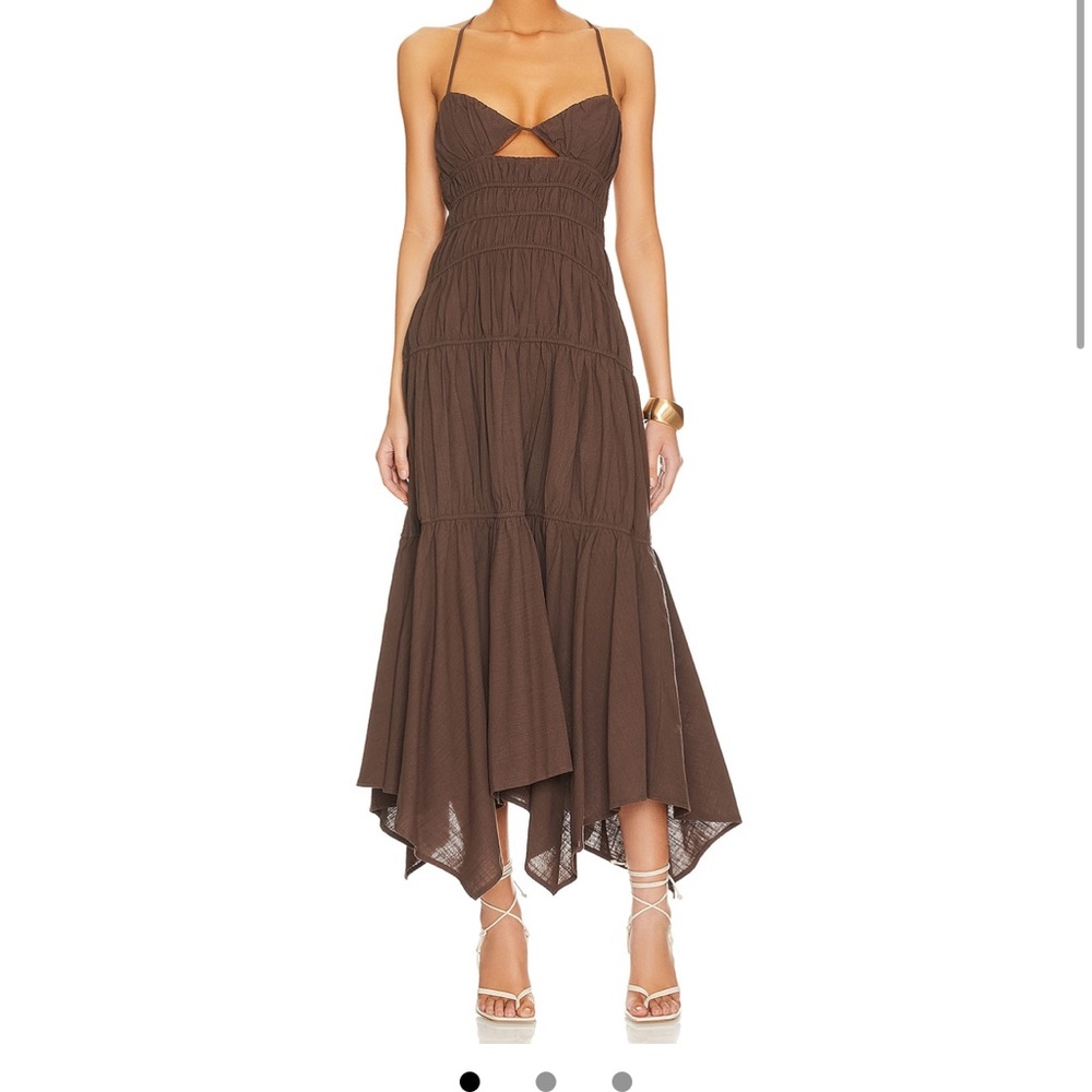 SNDYS - Tahlia Dress in Chocolate